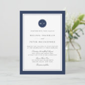 Einladung zum Hochzeitsfeiern mit benutzerdefinier (Stehend Vorderseite)