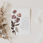 Einladung zum Hochzeitsfeiern mit Blumenbeeren