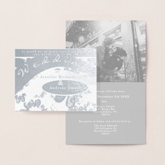 Einladung zum Hochzeitsfeiern mit eigenem Blk&Wht. (Anzeige)