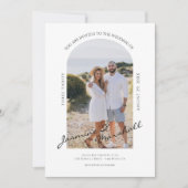 Einladung zum Hochzeitsfeiern mit Fotovorlage | Be (Vorderseite)