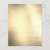 Einladung zum Hochzeitsfeiern mit Gold Monogram (Rückseite)