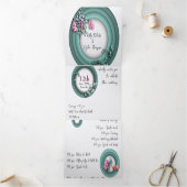 Einladung zum Hochzeitsfeiern mit individueller Dr (Innenseite)