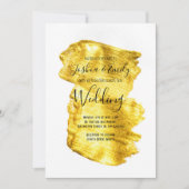 Einladung zum Hochzeitsfeiern mit Minimalistischem (Vorderseite)