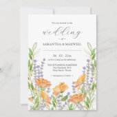 Einladung zum Hochzeitsfeiern mit QR-Code einzigar (Vorderseite)