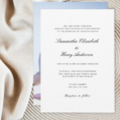 Einladung zum Hochzeitsfeiern mit weißem schwarzem