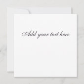 Einladung zum Hochzeitsfeiern Mongram Navy Blue Da (Rückseite)