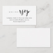 Einladung zum Hochzeitsfeiern Online-UAWG, moderne (Vorne/Hinten)