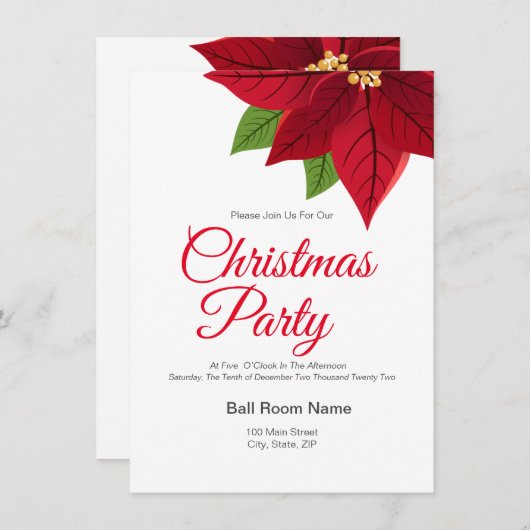 Einladung zum Hochzeitsfest (Vorne/Hinten)