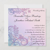 Einladung zum Hochzeitsfest Tropisches Ziel (Rückseite)