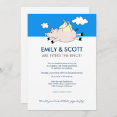 Einladung zum Hochzeitsfliegen (Vorne/Hinten)