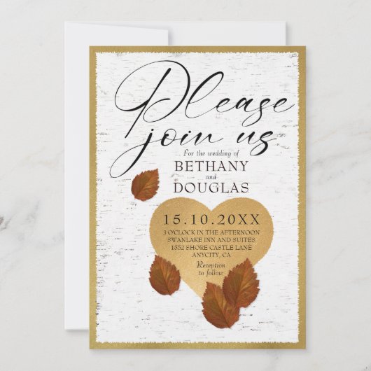 Einladung zum Hochzeitskartentouren (Vorderseite)