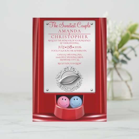 Einladung zum Hochzeitskraut (Stehend Vorderseite)