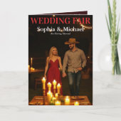 Einladung zum Hochzeitslandmagazin (Vorderseite)