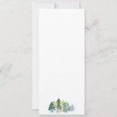 Einladung zum Hochzeitsmenü des Pine Wappen (Rückseite)