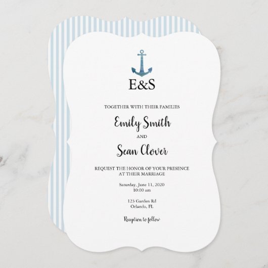 Einladung zum Hochzeitsmonopol (Vorne/Hinten)