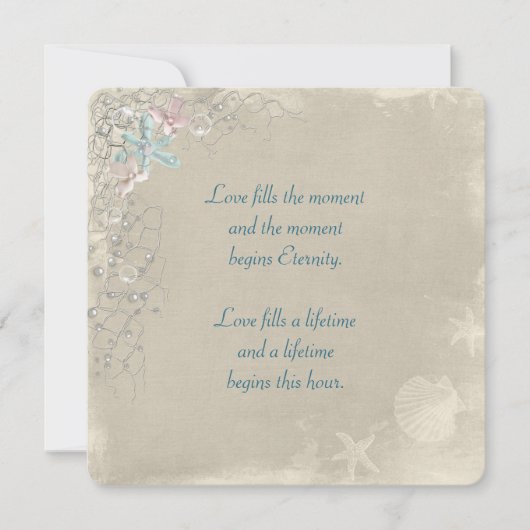 Einladung zum Hochzeitsnetz (Vorderseite)