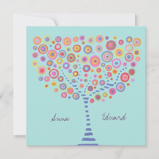 Einladung zum Hochzeitspaziergang (Vorderseite)