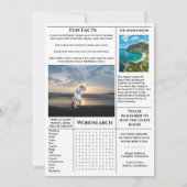 Einladung zum Hochzeitsprogramm (Rückseite)