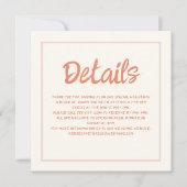 Einladung zum Hochzeitsschreiben von Pastel Retro (Vorderseite)