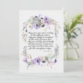 Einladung zum Hochzeitssegen (Stehend Vorderseite)