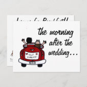 Einladung zum Hochzeitstag (Vorne/Hinten)