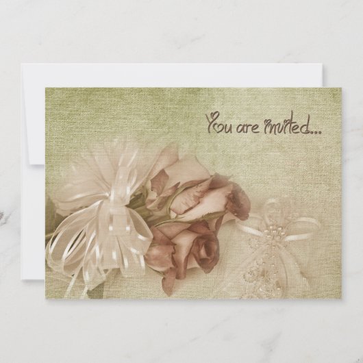 Einladung zum Hochzeitstag (Vorderseite)