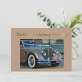 Einladung zum Hochzeitstag (Stehend Vorderseite)