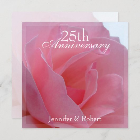 Einladung zum Hochzeitstag (Vorne/Hinten)