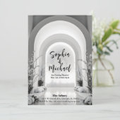 Einladung zum Hochzeitstag (Stehend Vorderseite)