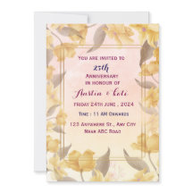 Einladung zum Hochzeitstag