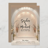 Einladung zum Hochzeitstag (Vorne/Hinten)