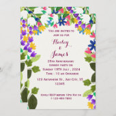 Einladung zum Hochzeitstag (Vorne/Hinten)