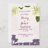 Einladung zum Hochzeitstag (Vorderseite)