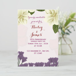 Einladung zum Hochzeitstag