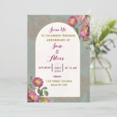 Einladung zum Hochzeitstag (Stehend Vorderseite)