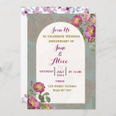 Einladung zum Hochzeitstag (Vorne/Hinten)