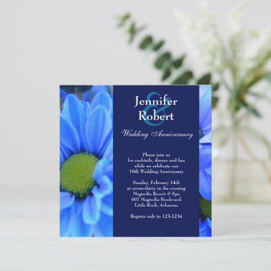 Einladung zum Hochzeitstag (Stehend Vorderseite)