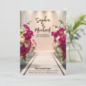 Einladung zum Hochzeitstag (Stehend Vorderseite)