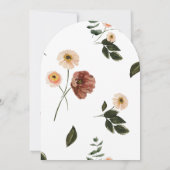 Einladung zum Hochzeitstag 25 Jahre Liebe (Rückseite)