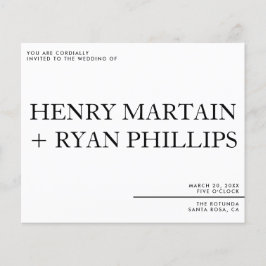 Einladung zum Hochzeitstag Flyer