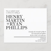 Einladung zum Hochzeitstag Flyer (Vorne)