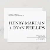 Einladung zum Hochzeitstag Flyer (Vorne/Hinten)