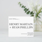 Einladung zum Hochzeitstag Flyer (Stehend Vorderseite)