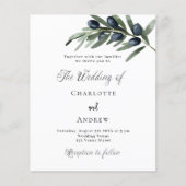 Einladung zum Hochzeitstag im Grünen (Vorderseite)