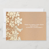 Einladung zum Hochzeitstag mit Fotos (Rückseite)