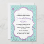 Einladung zum Hochzeitstag unter dem Meer (Vorderseite)