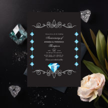 Einladung zum Hochzeitstag von Diamond