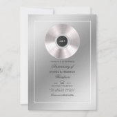 Einladung zum Hochzeitstag von Platinum (Vorderseite)