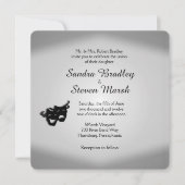 Einladung zum Hochzeitstheater (Vorderseite)