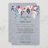 Einladung zum Hochzeitsvorhang (Vorne/Hinten)